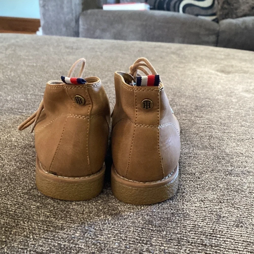 Tommy Hilfiger womens booties; size 6.5 medium